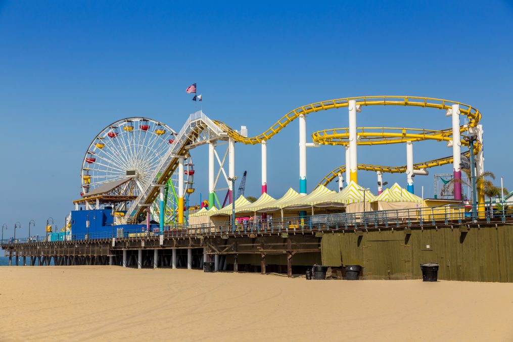 Santa Monica Beach, Los Angeles, California, USA