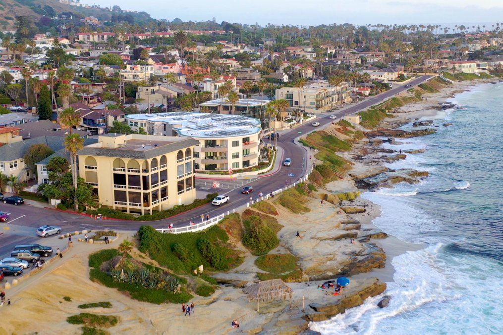 Aerial photo of La Jolla, California, Windansea Beach, daytime