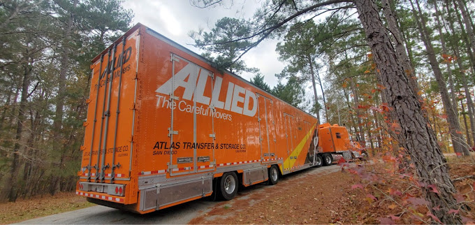 Allied truck on the move