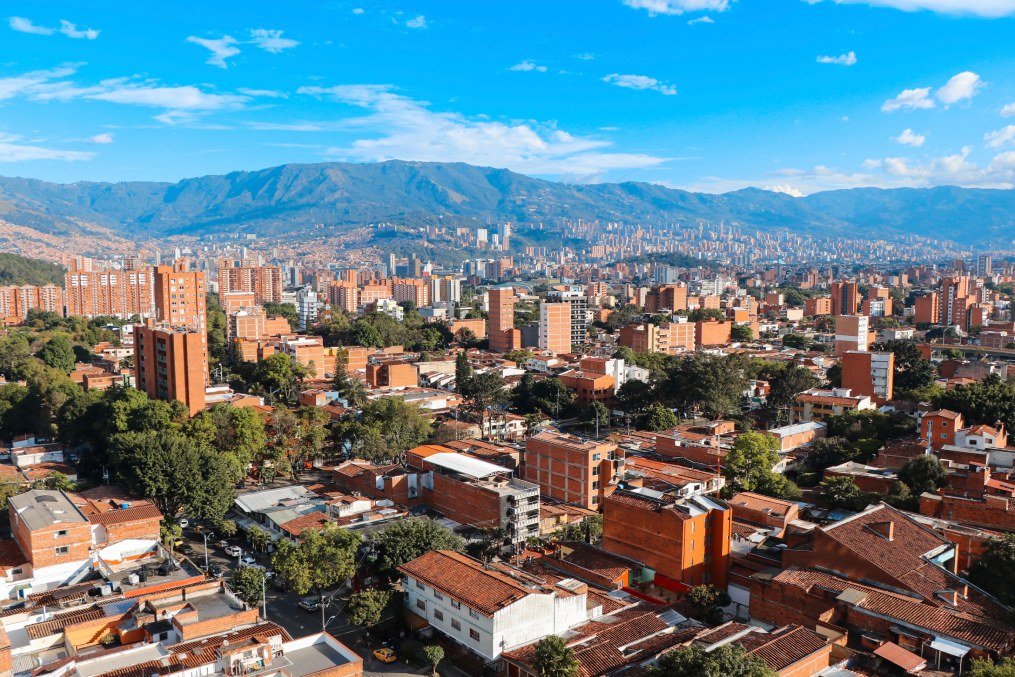 Panoramic view to Medellin