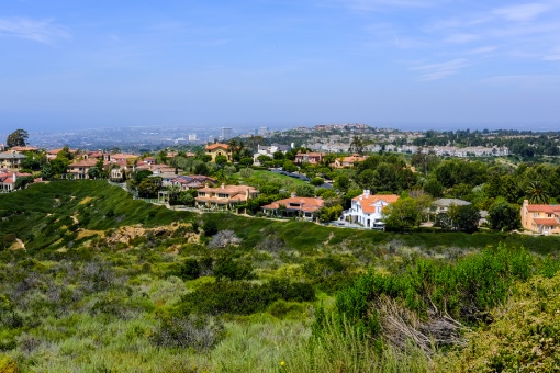 The foothills of the Laguna Hills area of Southern California.