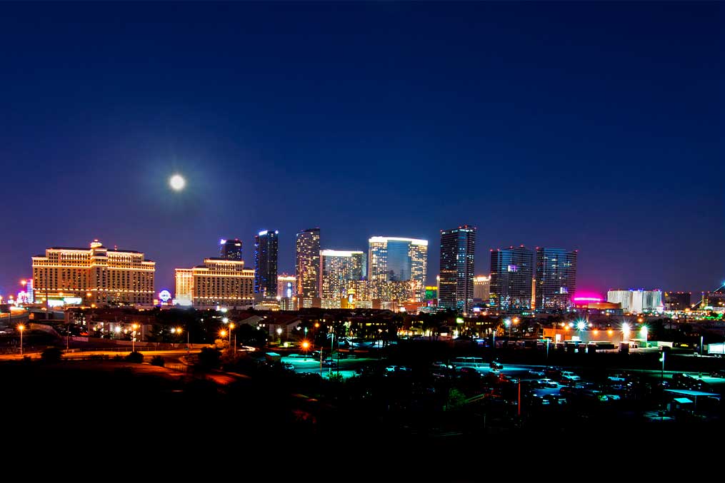 Las Vegas city landscape city view