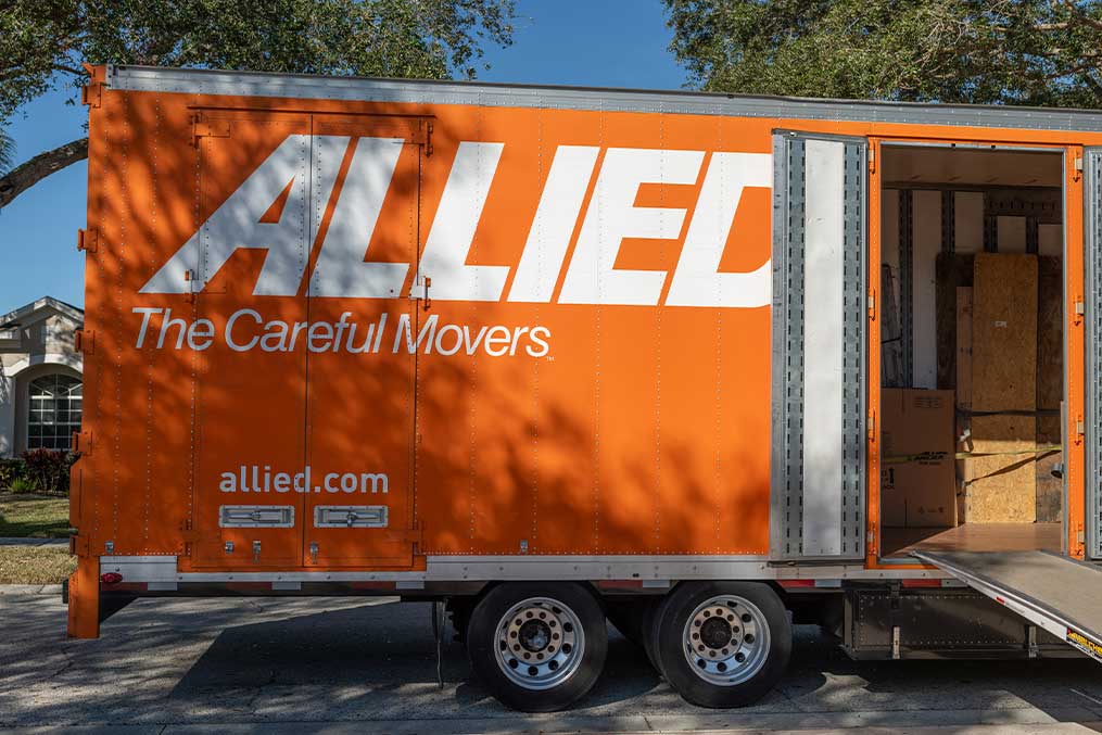 Allied mover truck by Atlas California Relocation. Relocating from California to South Korea