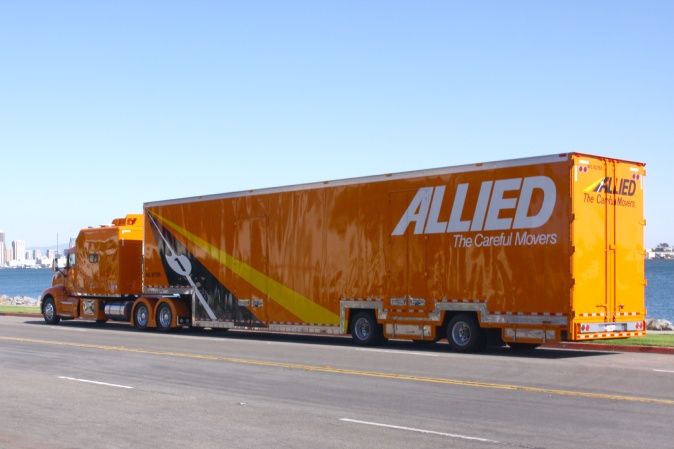 Moving truck by Atlas Allied company