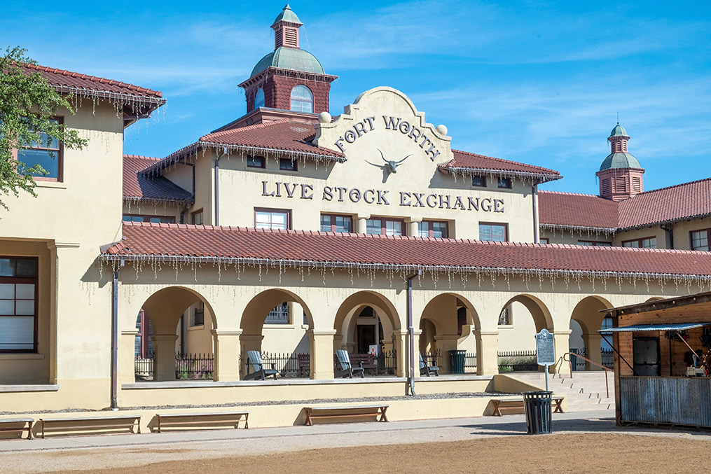 the Fort Worth Stockyards National Historic District in Texas